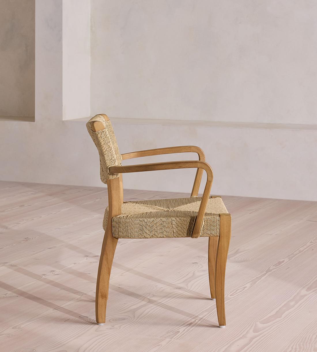 Molina Outdoor Dining Chair - Natural - Images - Image 5