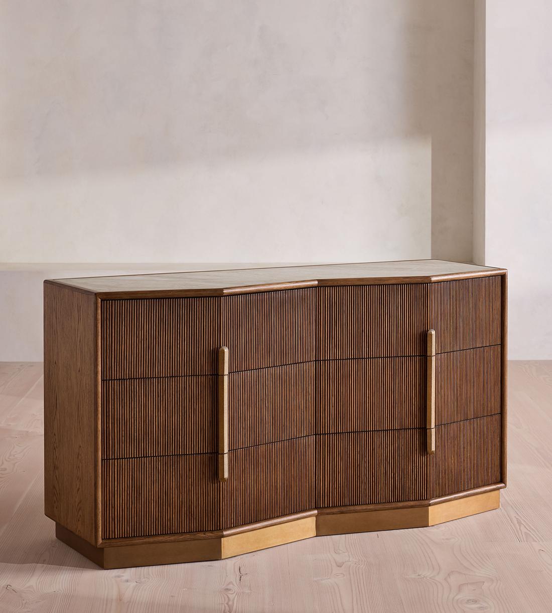 Silvio Six Drawer Dresser - Royal Diana Marble - Listing - Image 4