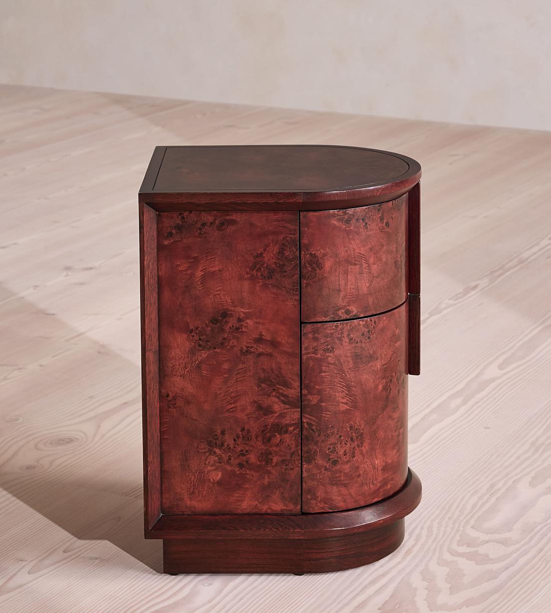 Avery Bedside Table - Bordeaux - Images - Image 5