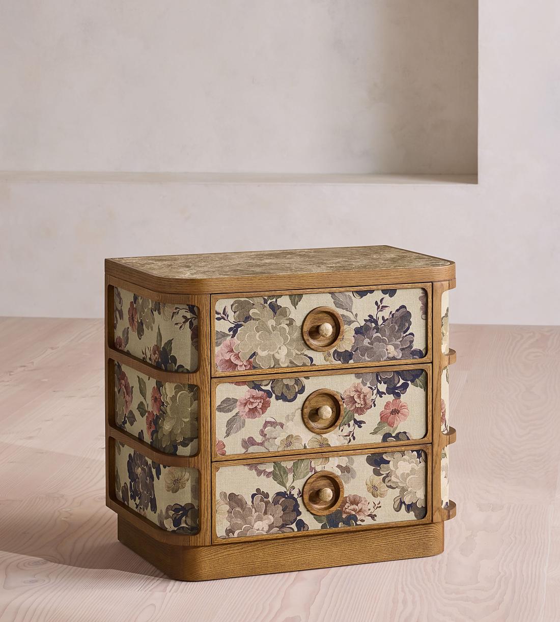 Cora Bedside Table - Skylar Print - Listing - Image 2