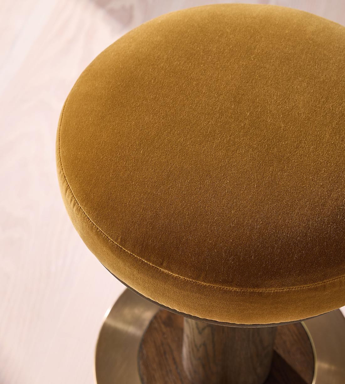 Lennie Barstool - Velvet - Mustard - US - Images - Image 5
