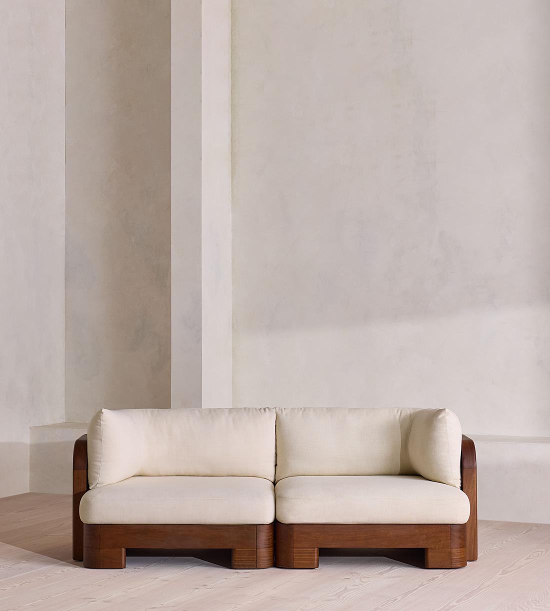 Odell Outdoor Three Seater Sofa - Off White - UK - Listing - Image 5