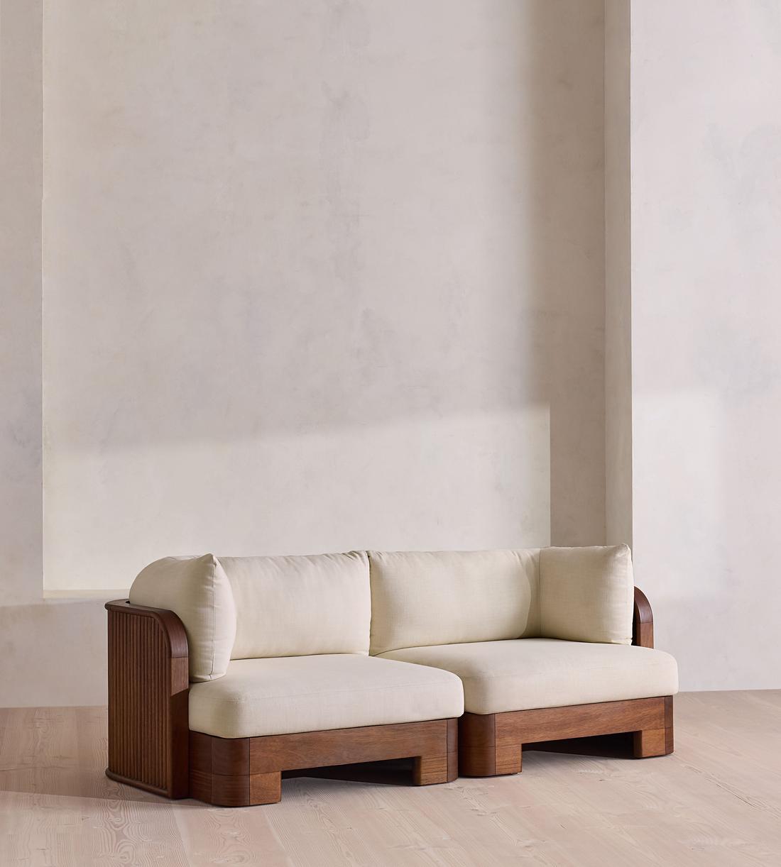 Odell Outdoor Three Seater Sofa - Off White - UK - Listing - Image 6