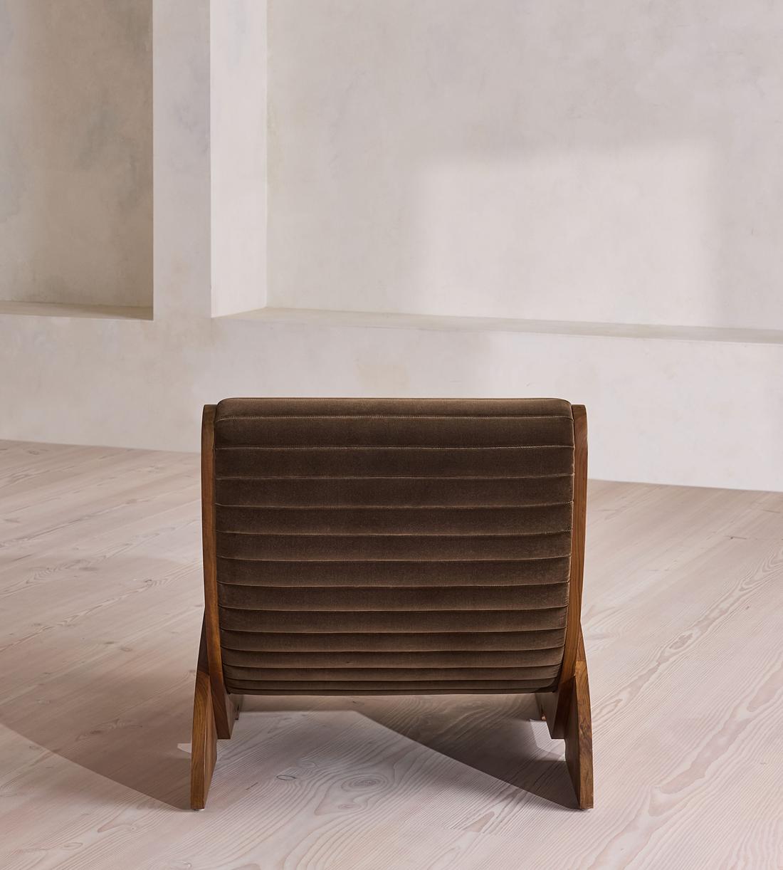 Sullivan Armchair - Velvet - Chocolate - US - Images - Image 7