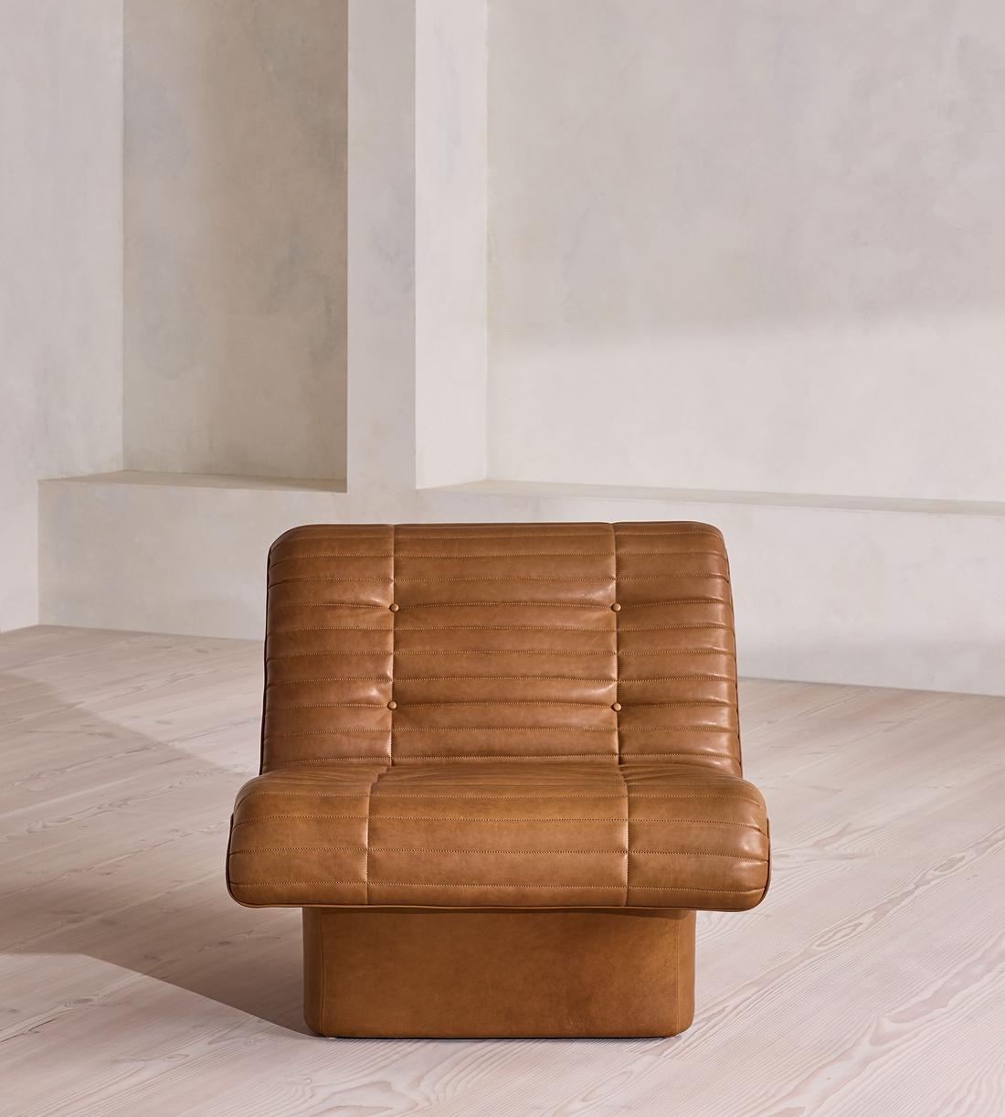 Ewan Armchair - Leather - Chestnut - US - Listing - Image 5