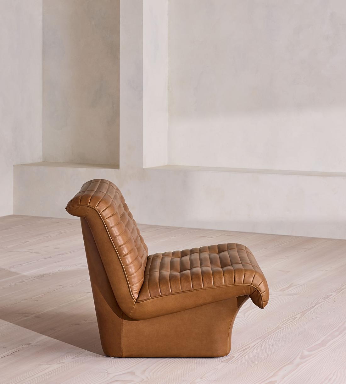 Ewan Armchair - Leather - Chestnut - US - Images - Image 6