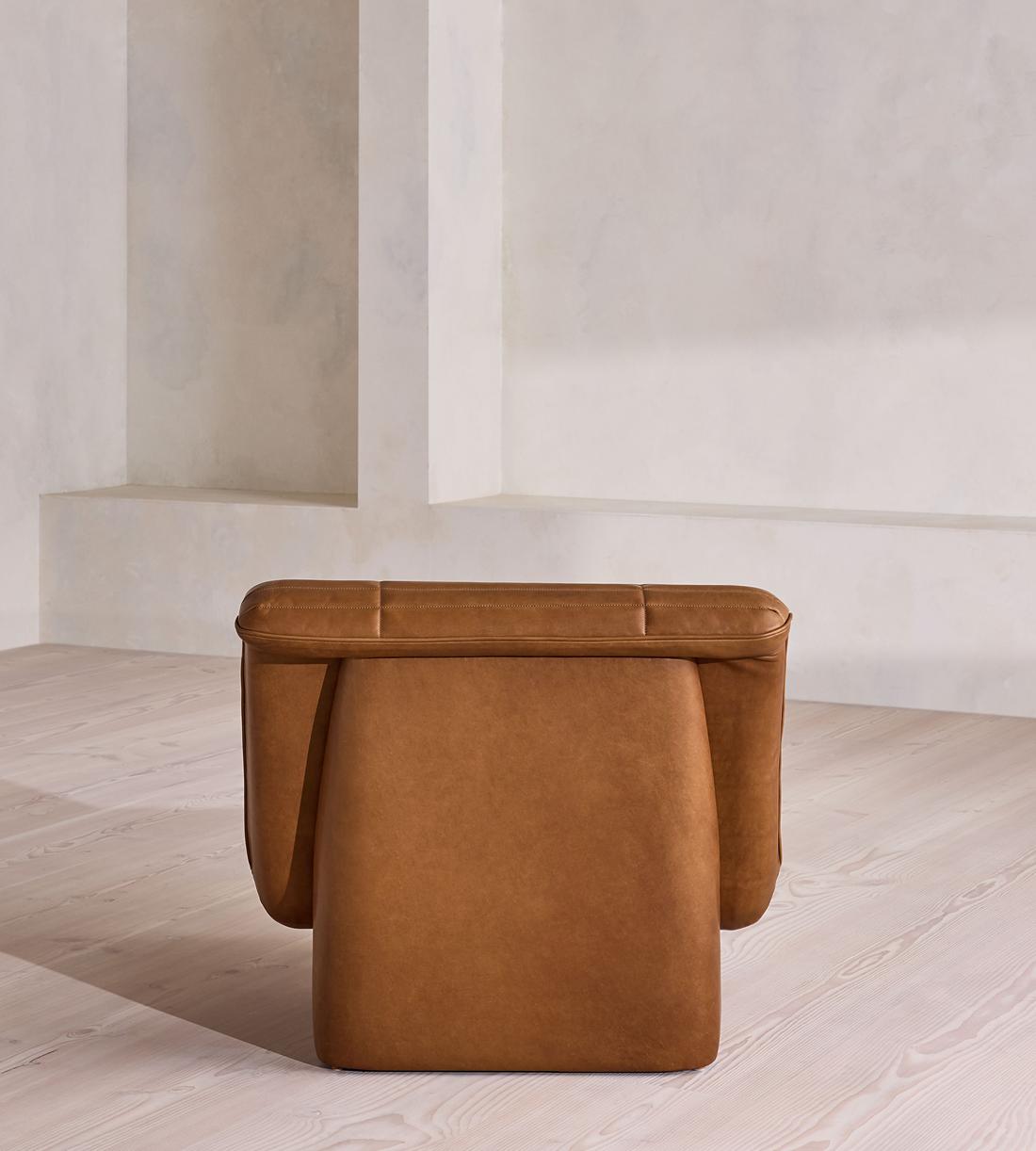 Ewan Armchair - Leather - Chestnut - US - Images - Image 7