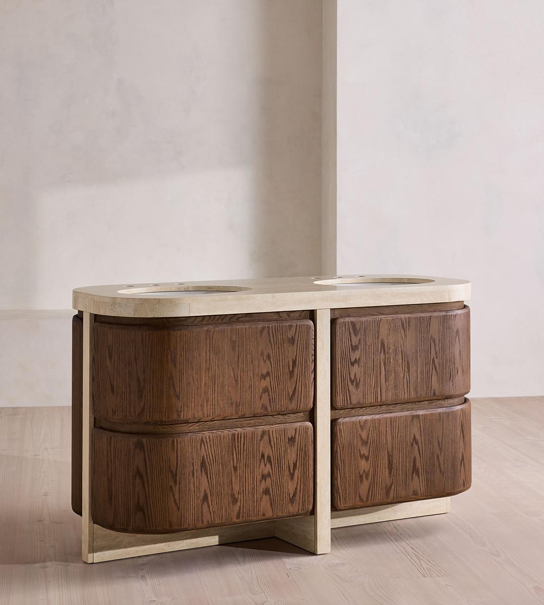Tivoli Double Vanity - Travertine Marble - Listing - Image 6