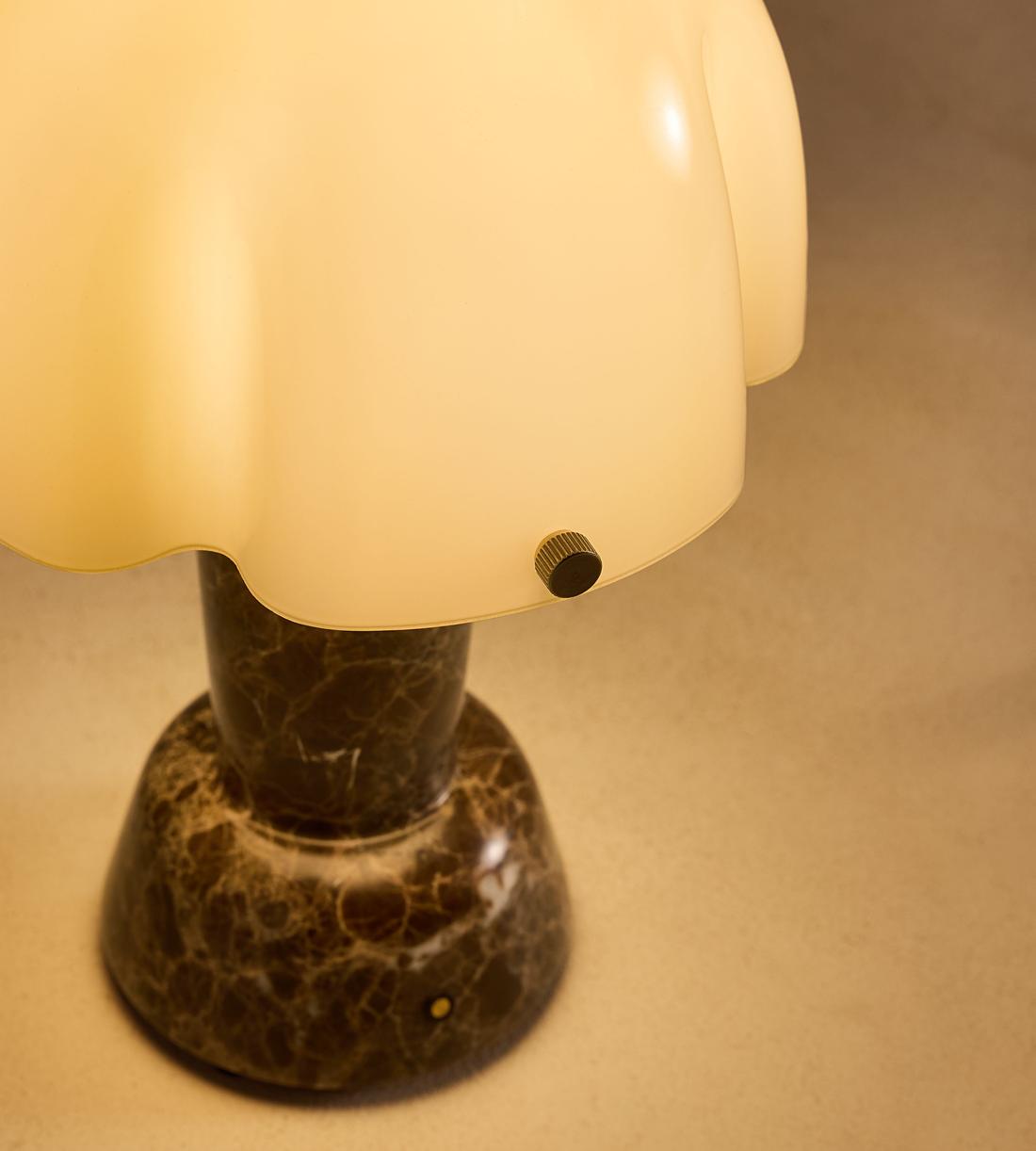 Rio Portable Lamp - Dark Emperador Marble - Images - Image 6