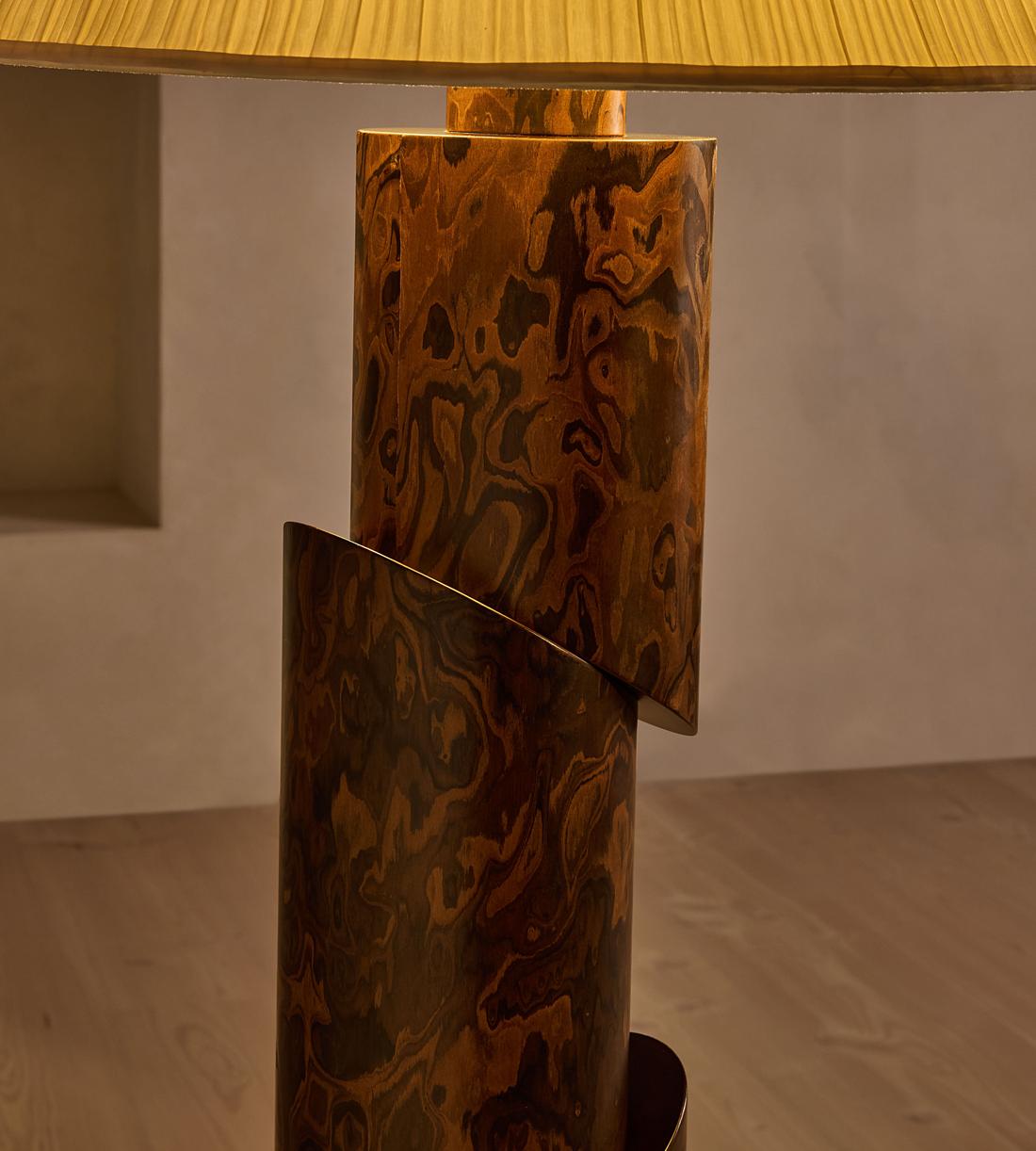Franco Floor Lamp - Abstract Burl - UK - Images - Image 6
