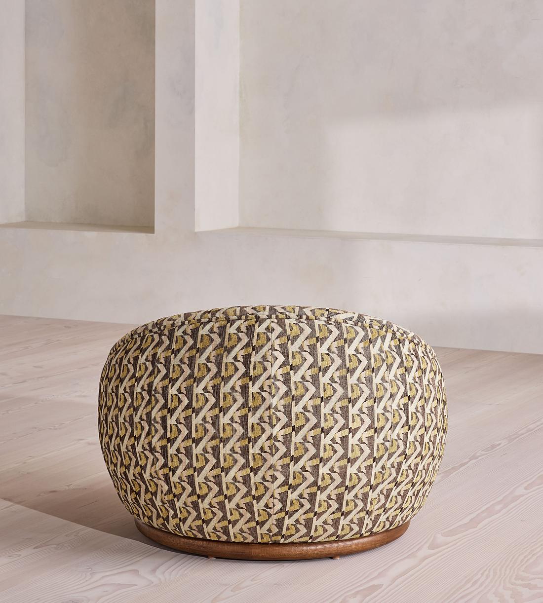Abel Armchair - Fulton Jacquard - Sage - US - Images - Image 5