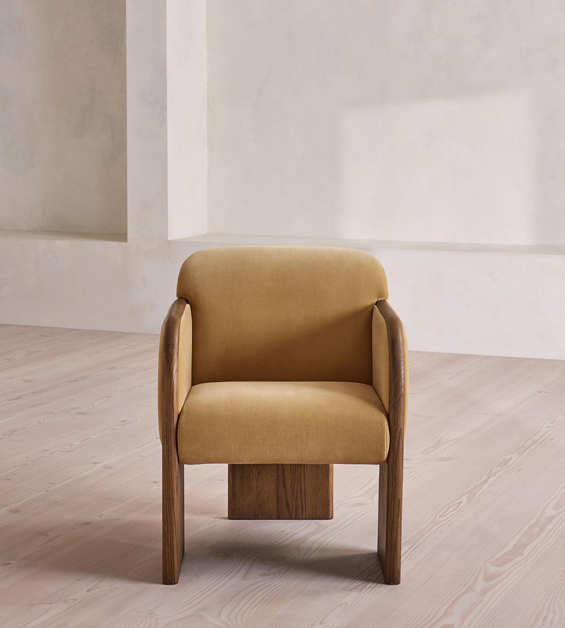 Eddie Dining Chair - Velvet - Camel - US - Listing - Image 5