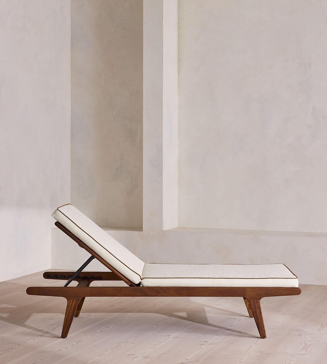Noah Outdoor Sunlounger - Off White - Images - Image 4