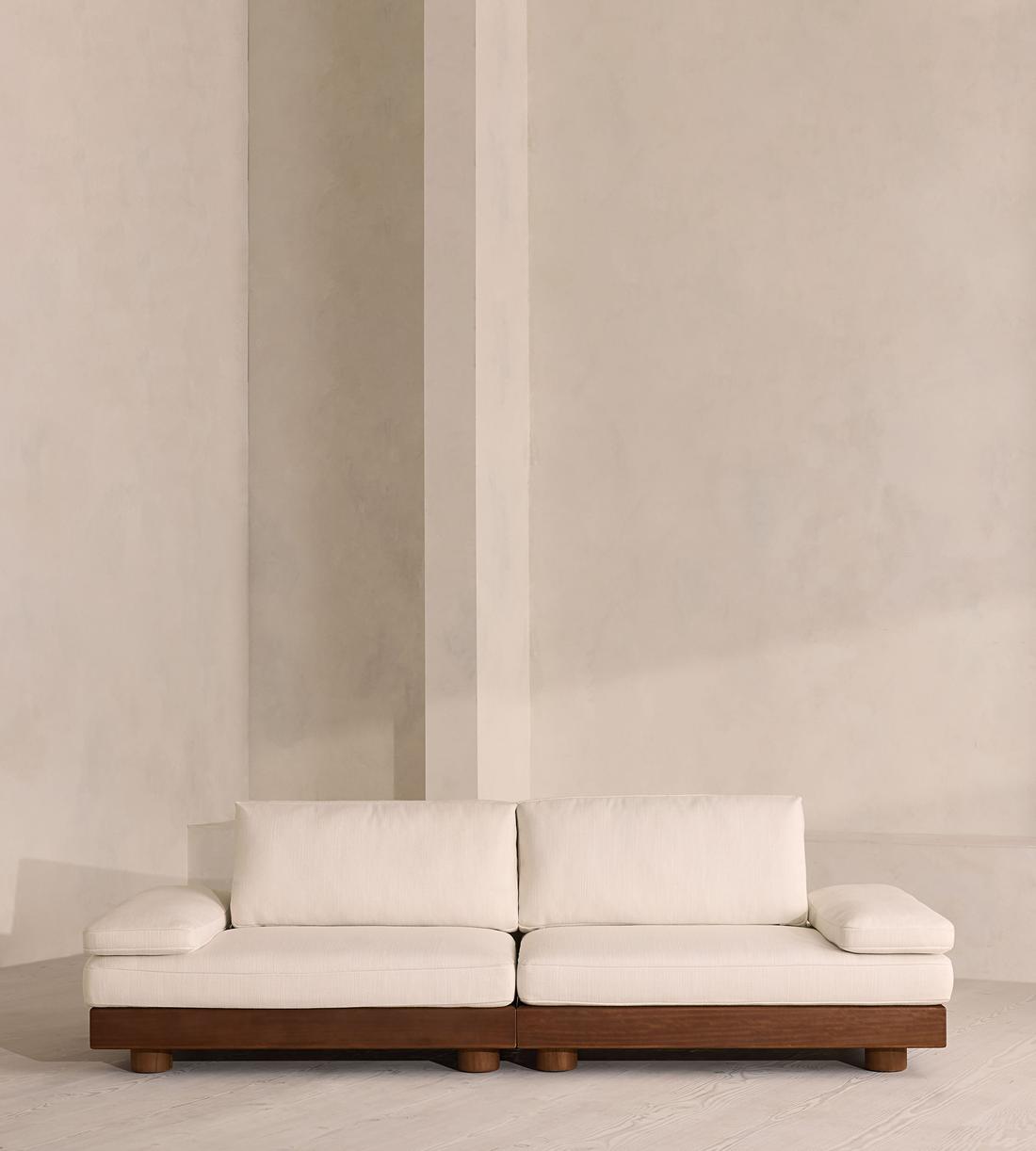 Truro Outdoor Sofa - Three Seater - Woven Natural - UK - Listing - Image 2