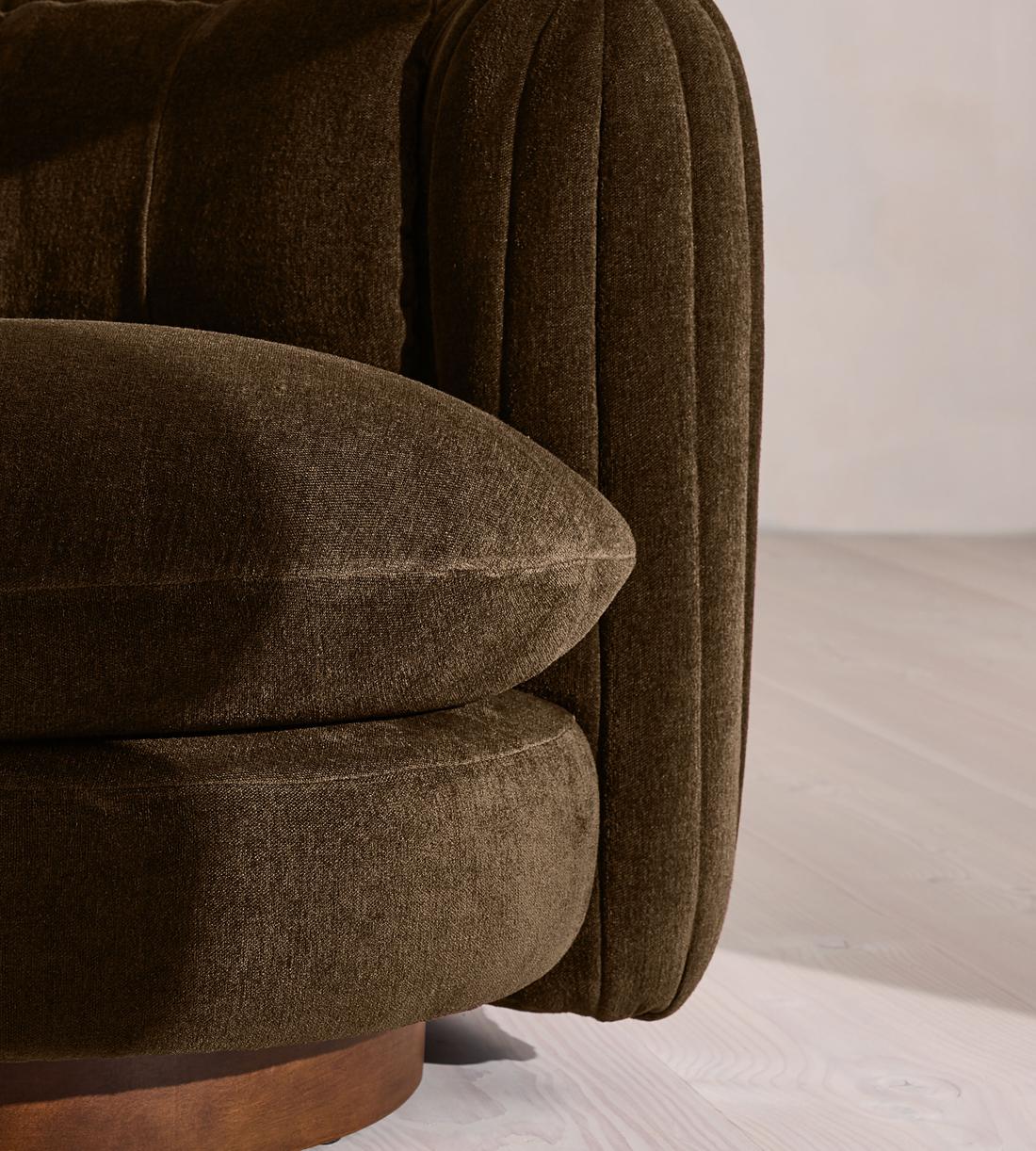 Vivienne Armchair - Linen Chenille - Chocolate - US - Images - Image 7