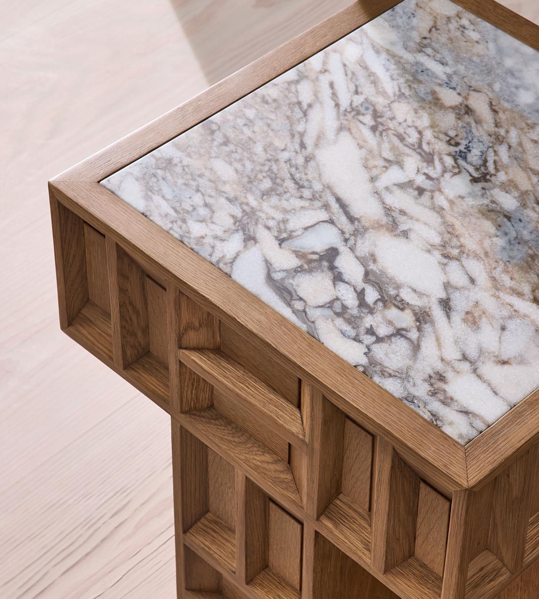 Ivy Side Table - Italian Ocean Grey Marble - Images - Image 5
