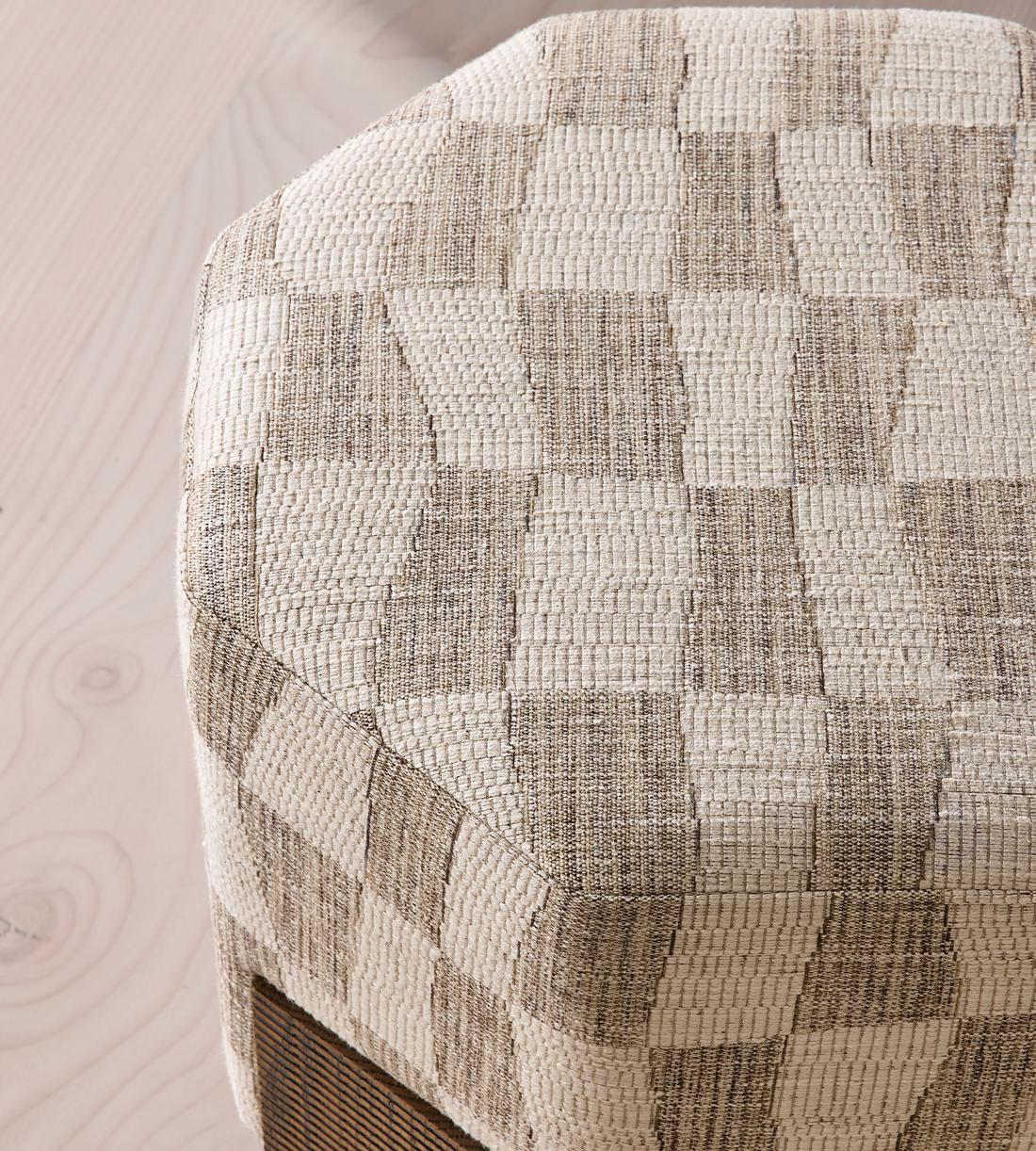Alvin Footstool - Kimber Jacquard - US - Images - Image 3
