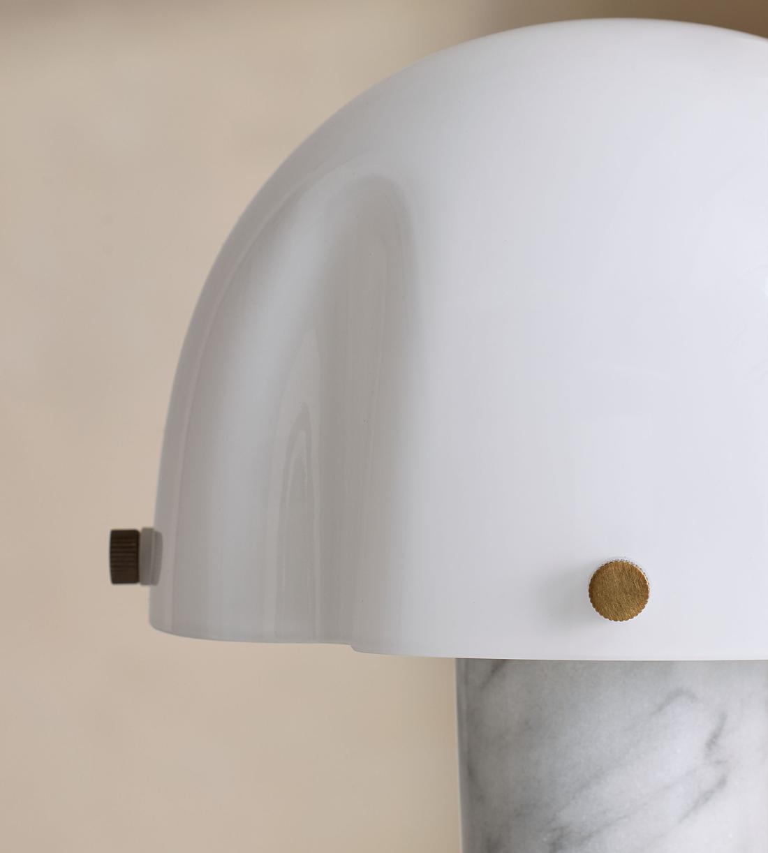 Rio Portable Lamp - Carrara Marble - Images - Image 3