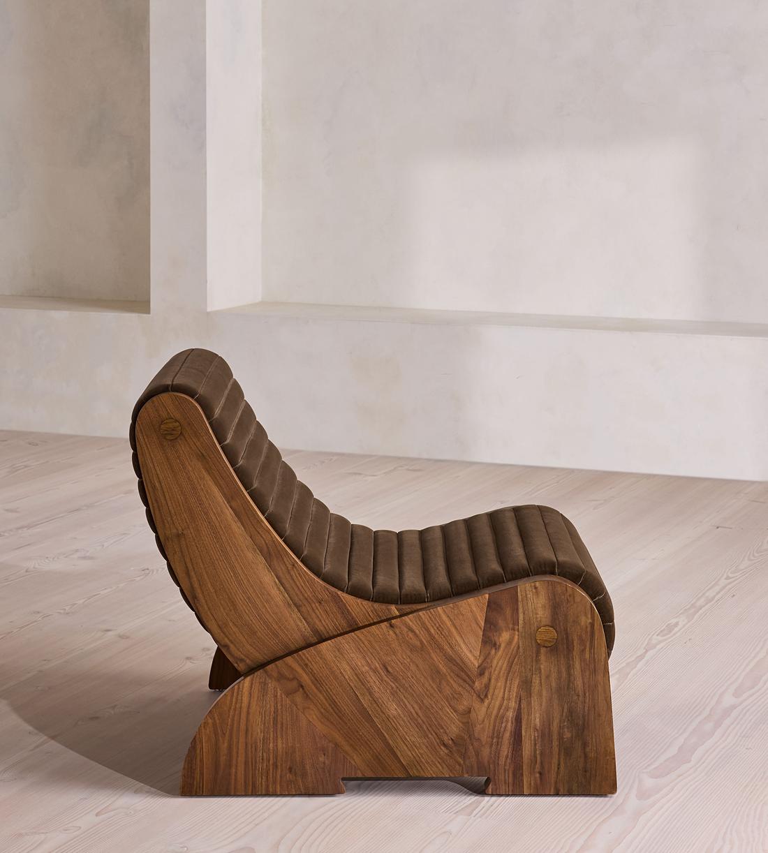 Sullivan Armchair - Velvet - Chocolate - UK - Images - Image 6