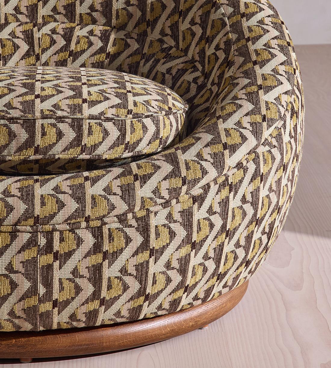 Abel Armchair - Fulton Jacquard - Sage - UK - Images - Image 7