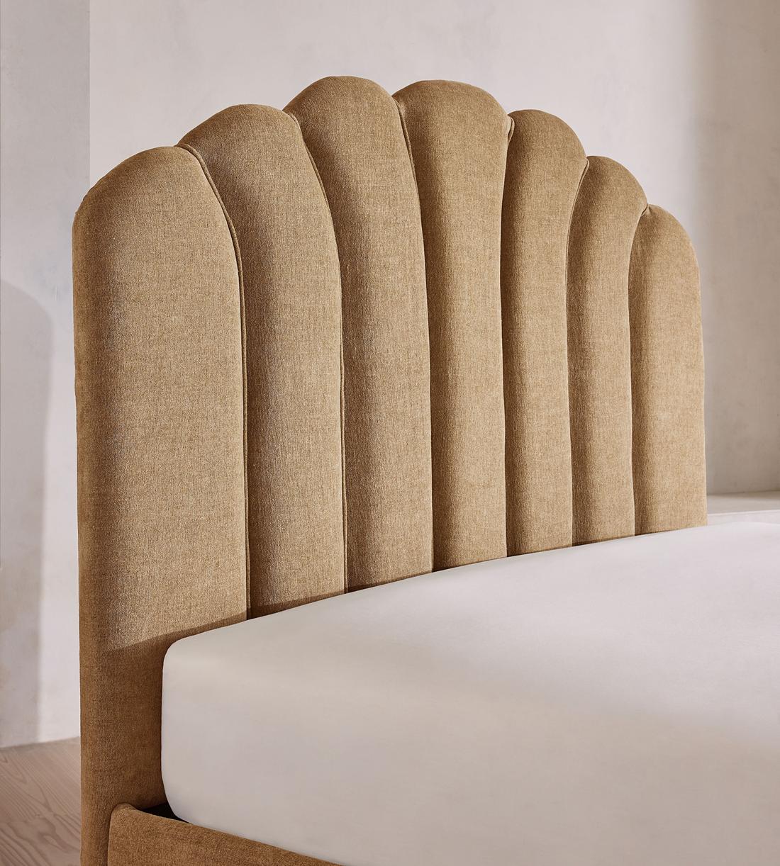 Manette Bed - Full - Linen Chenille - Sand - US - Images - Image 3