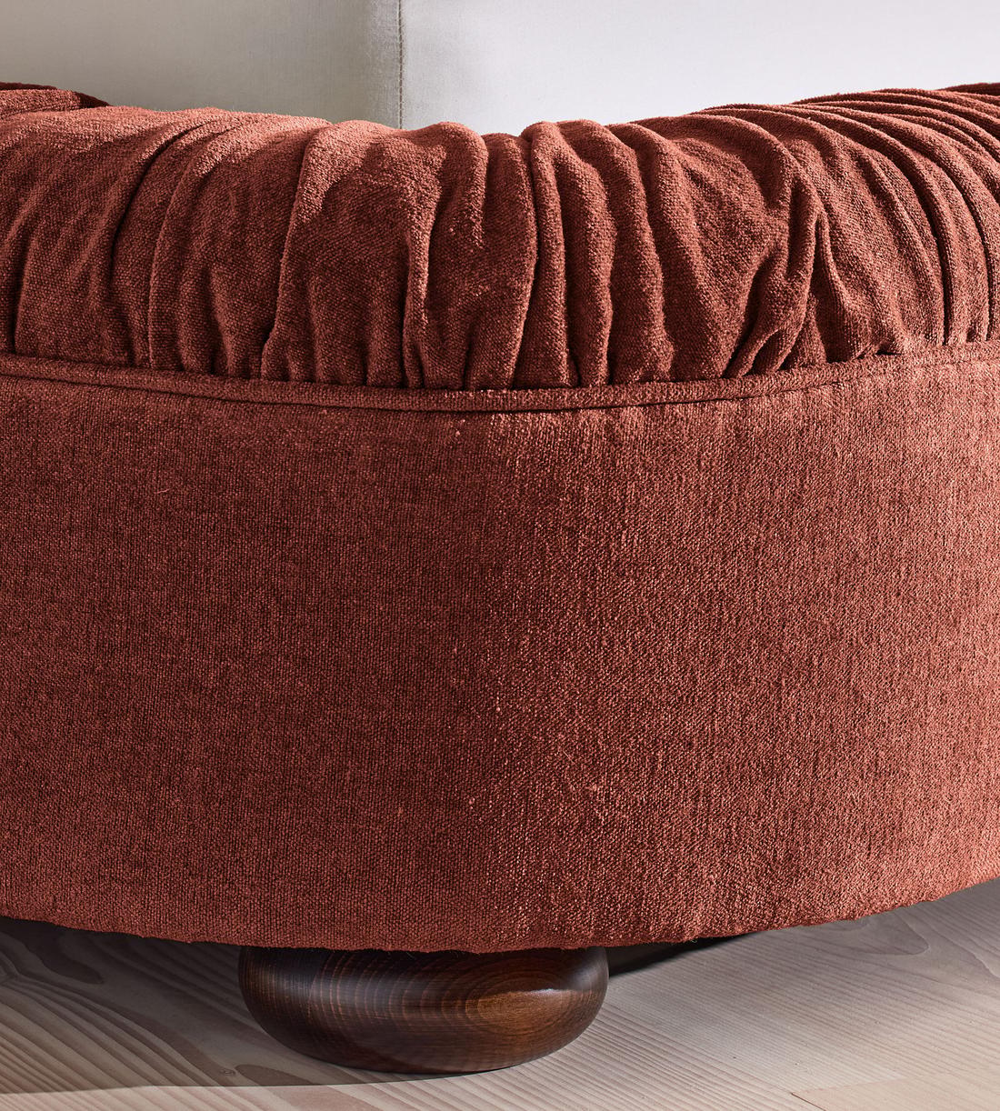 Vara Bed - King - Linen Chenille - Rust - Images - Image 6
