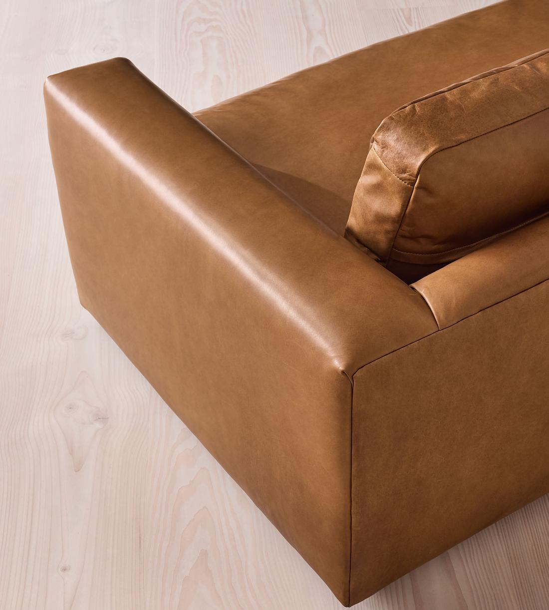 Mossley Three Seater Sofa - Leather - Chestnut - UK - Images - Image 5