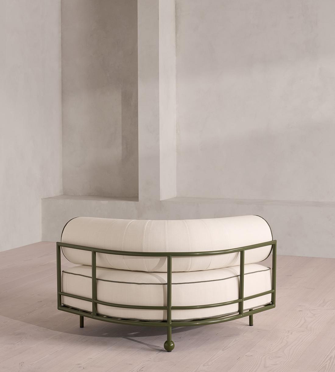 Gaspard Outdoor Sofa - Corner Module - Off White - US - Images - Image 4