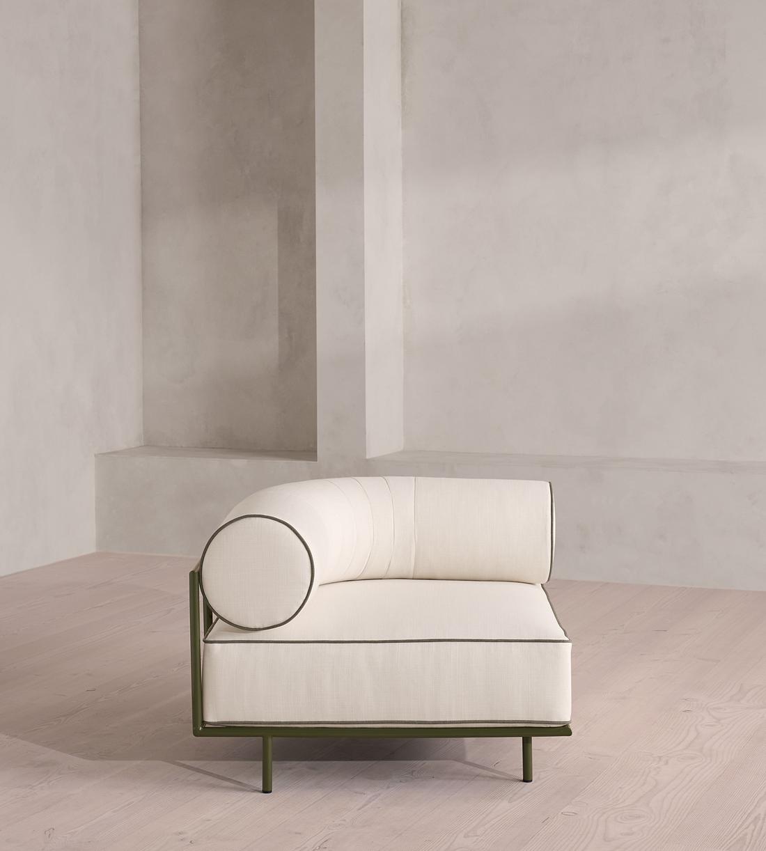 Gaspard Outdoor Sofa - Corner Module - Off White - UK - Images - Image 3