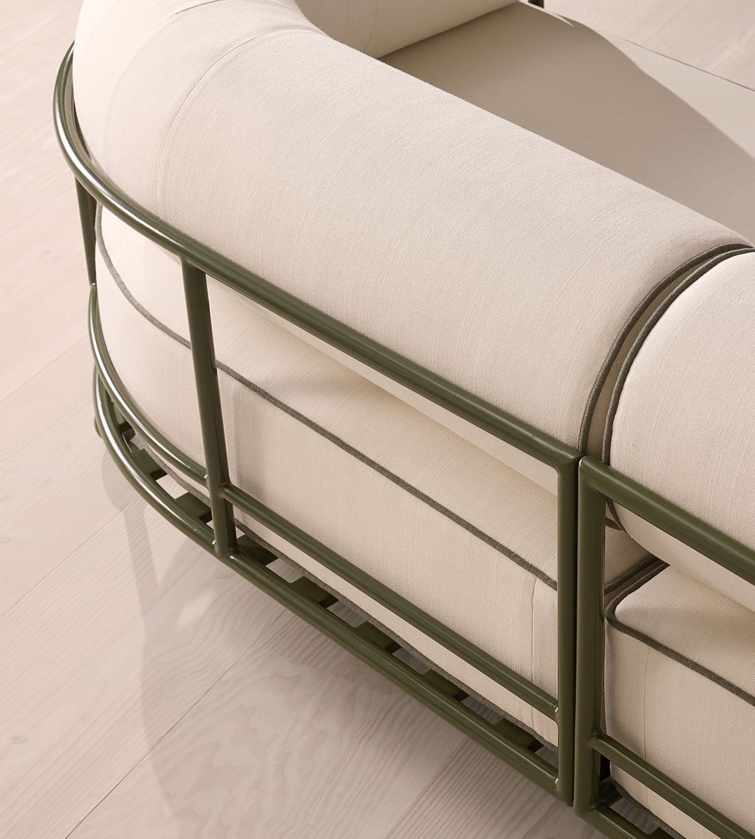 Gaspard Outdoor Sofa - Four Seater - Off White - UK - Images - Image 7
