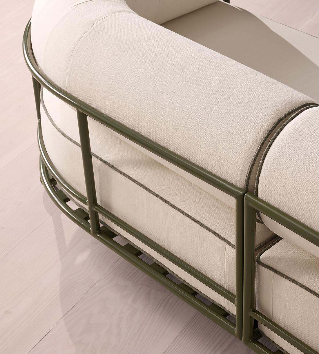 Gaspard Outdoor Sofa - Three Seater - Off White - UK - Images - Image 7