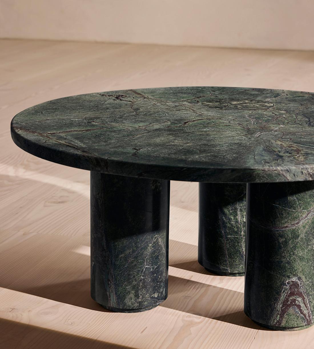 Tisbury Coffee Table - Jurassic Green Marble - Images - Image 6
