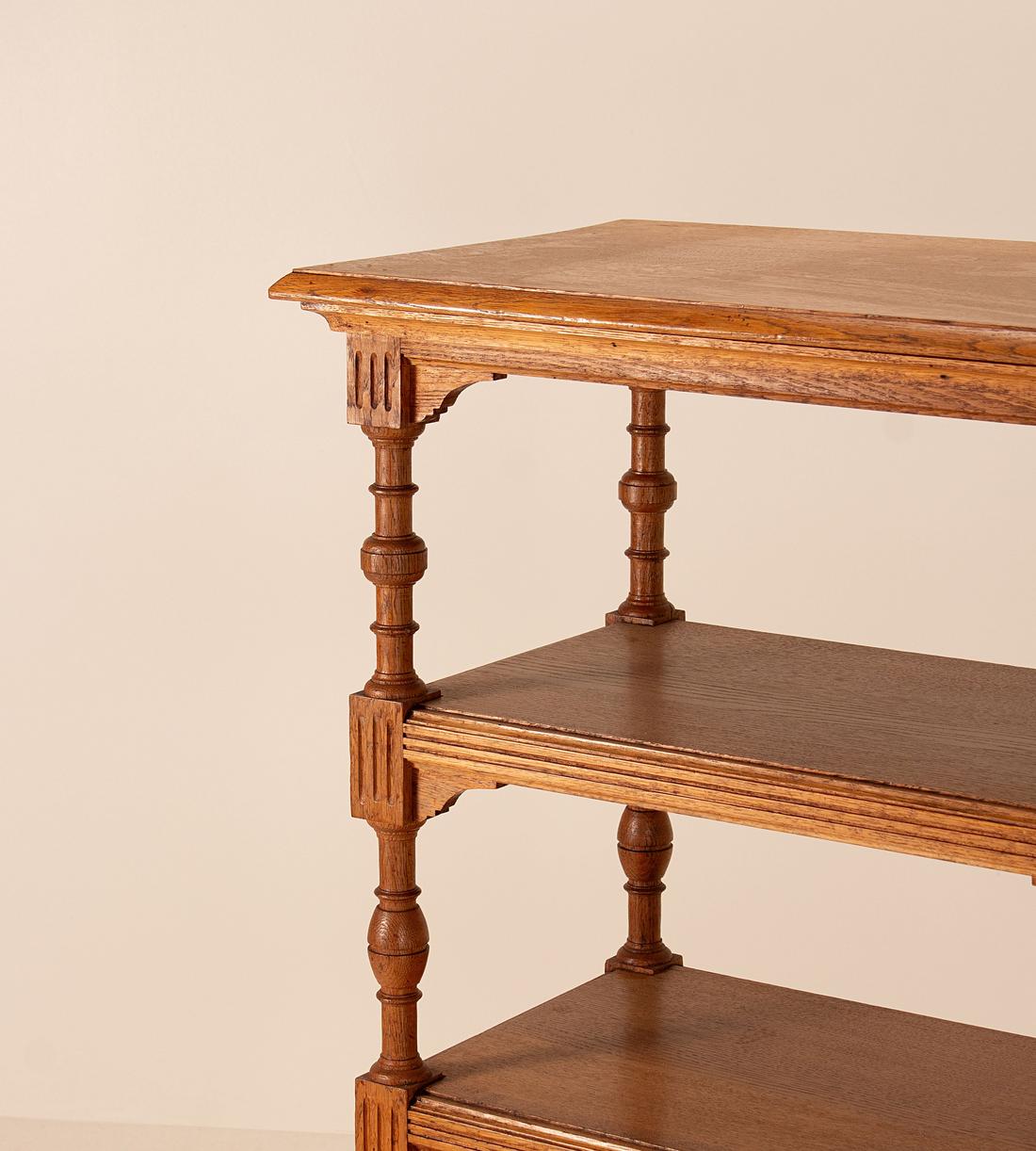 Vintage Carved Tiered Shelving Unit - Belgium - Images - Image 3