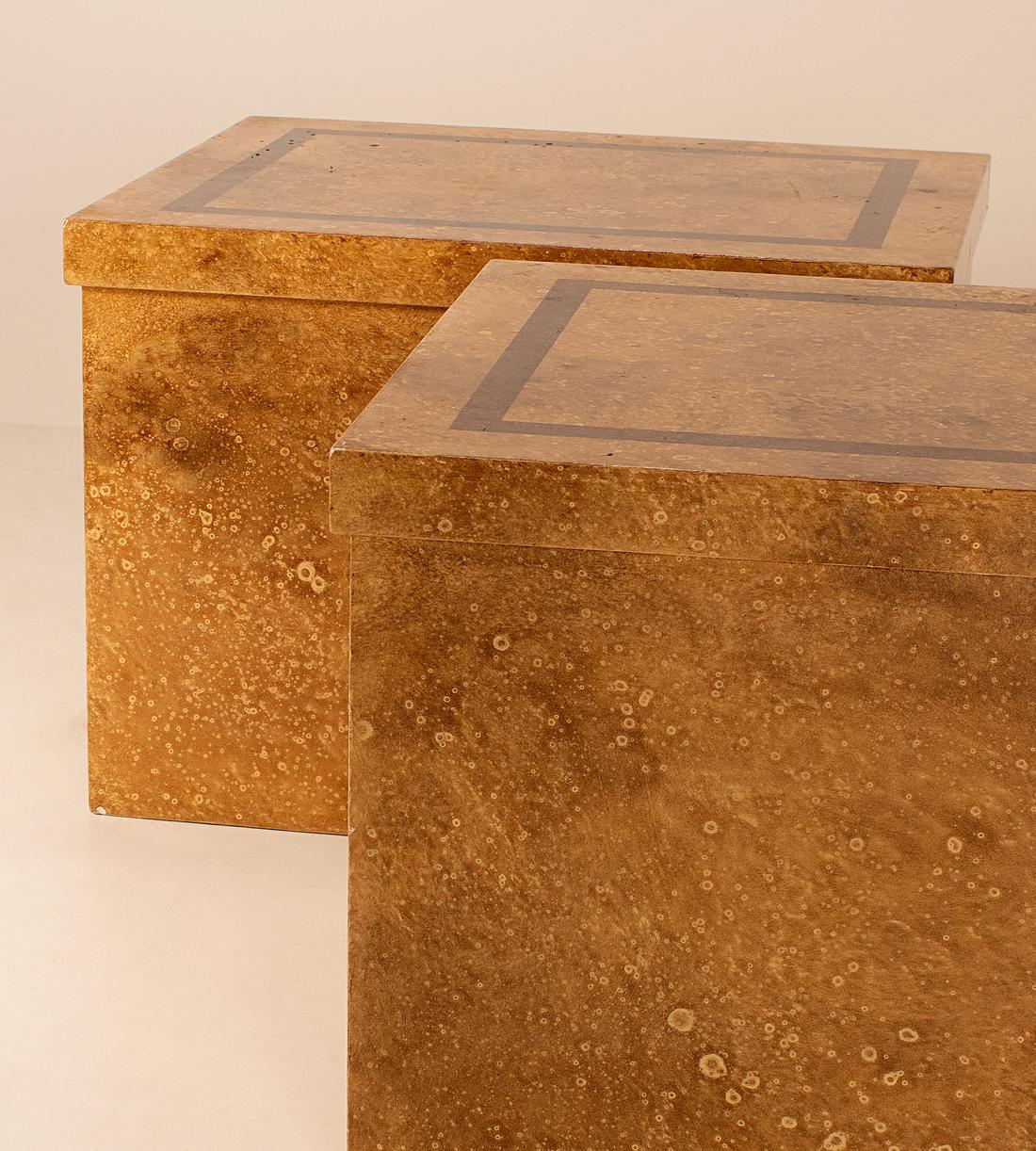 Vintage Pair of Mid Century Side Tables - France - Images - Image 3