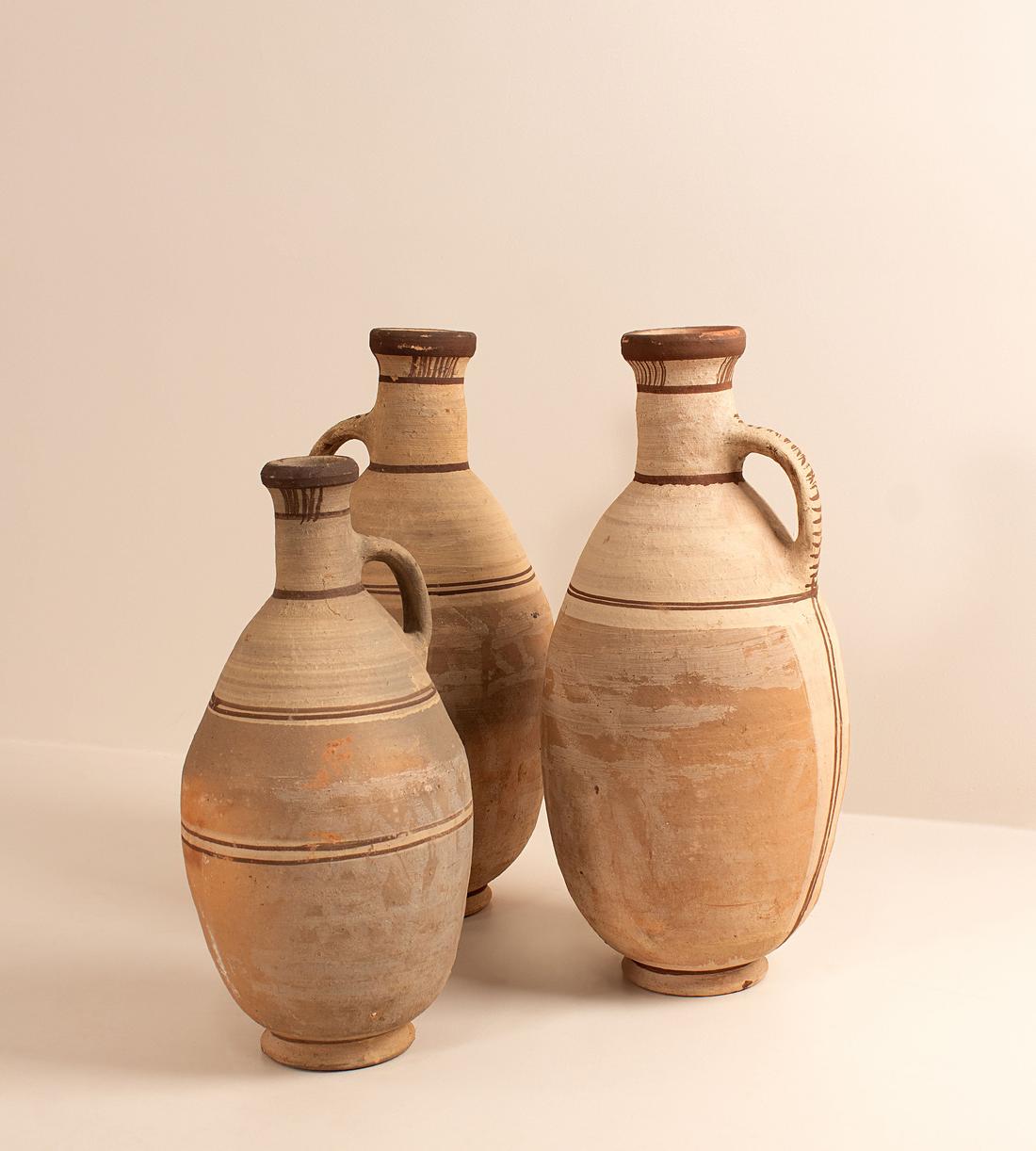 Vintage Provincial Jugs - France - Set of Three - Listing - Image 1