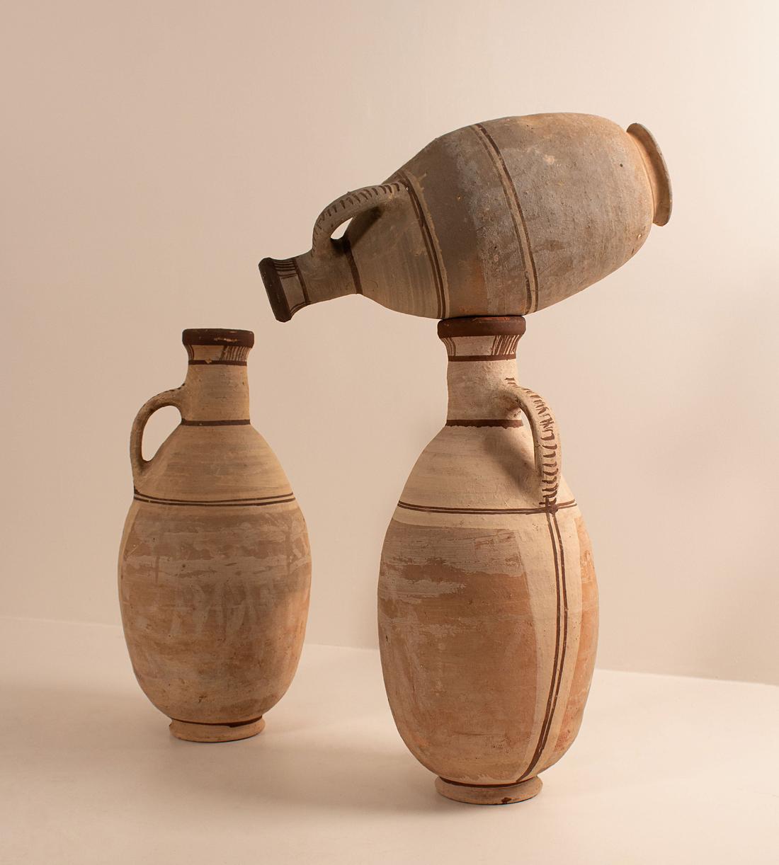 Vintage Provincial Jugs - France - Set of Three - Images - Image 3