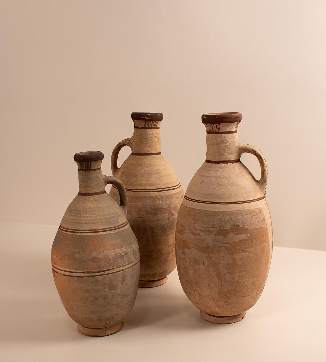 Vintage Provincial Jugs - France - Set of Three - Images - Image 4