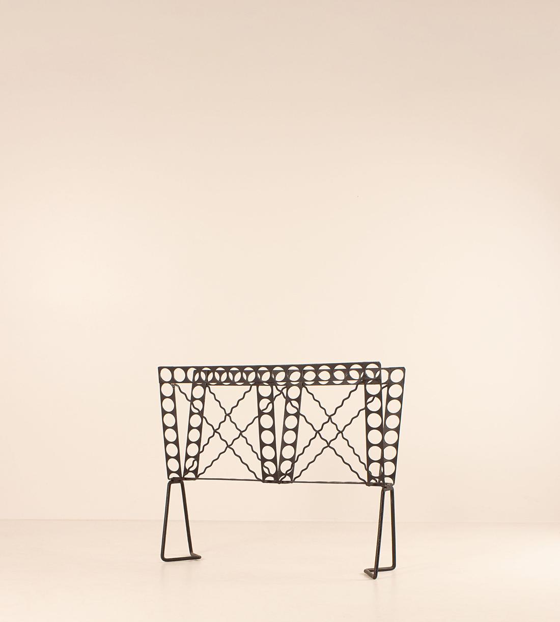 Vintage Magazine Rack - Iron - Listing - Image 1