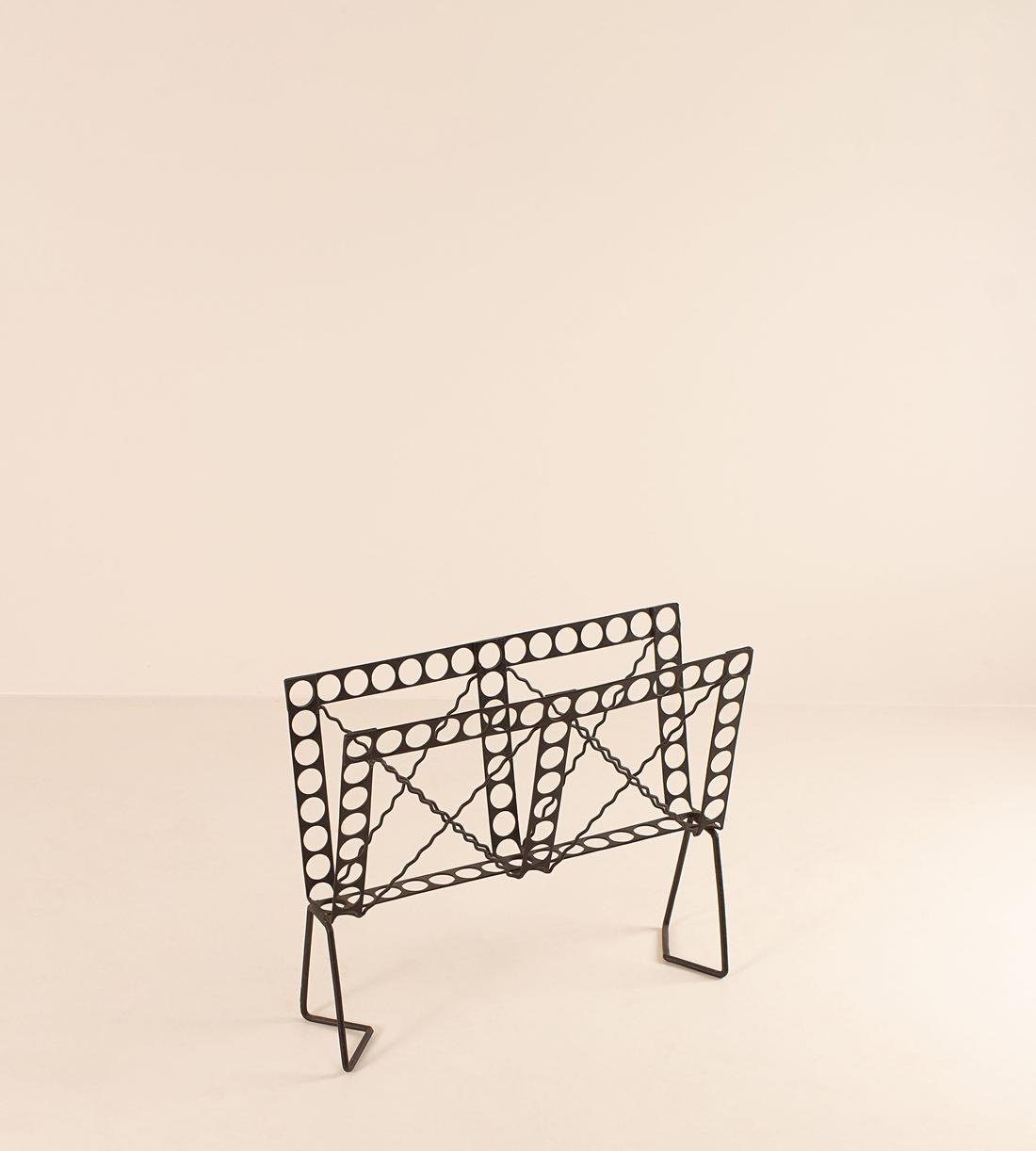 Vintage Magazine Rack - Iron - Images - Image 3