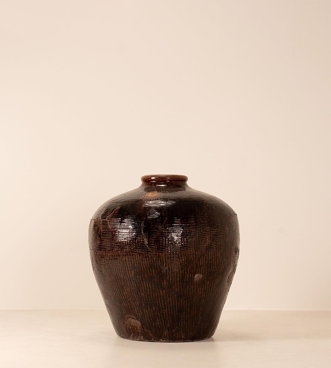 Vintage Crackle Glazed Pot - Asia - Listing - Image 1