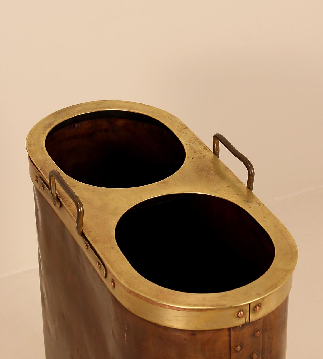 Vintage Umbrella Holder - Brass and Copper - Dutch - Images - Image 5