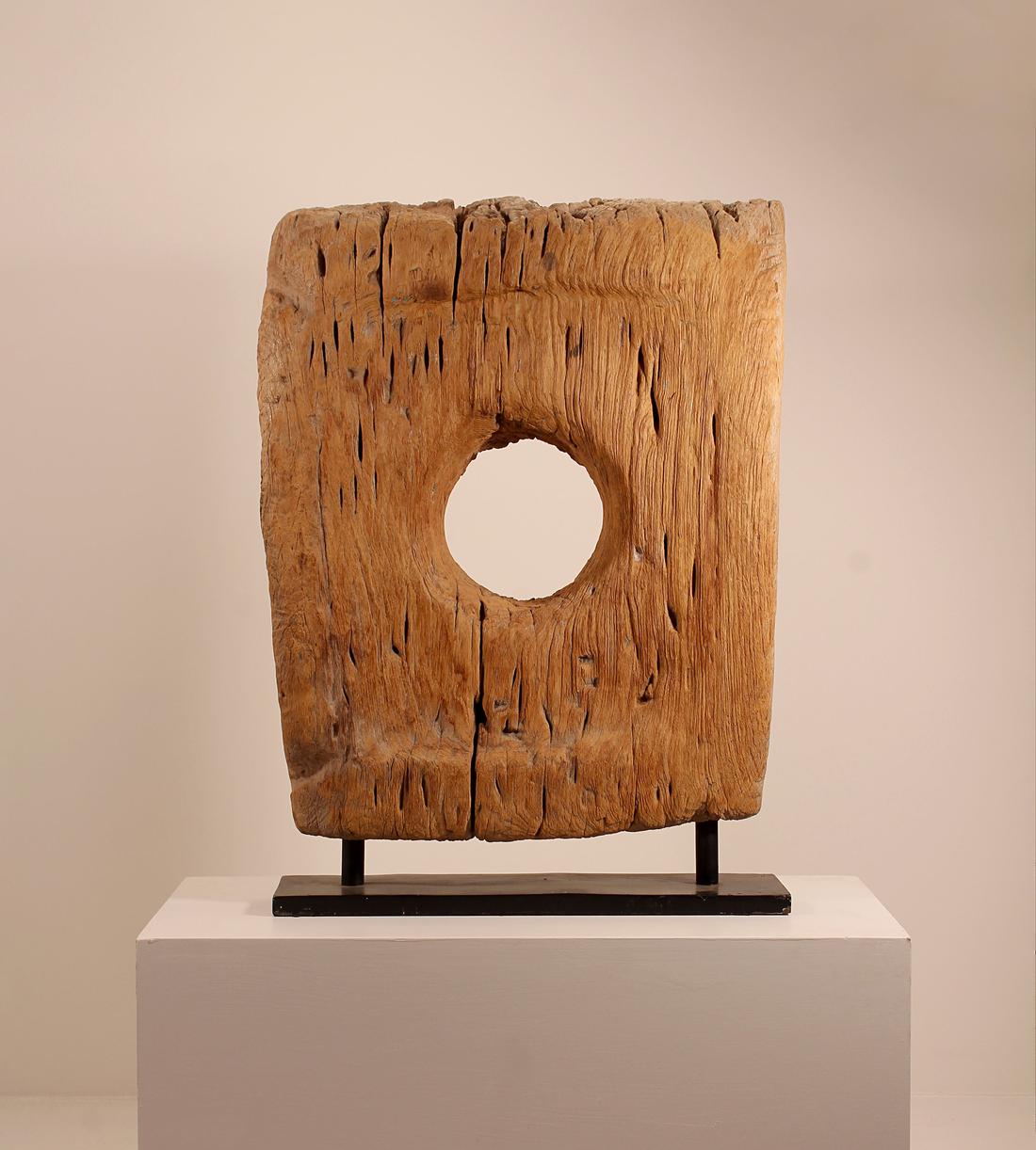 Vintage Weathered Sculpture - Wood - Listing - Image 1