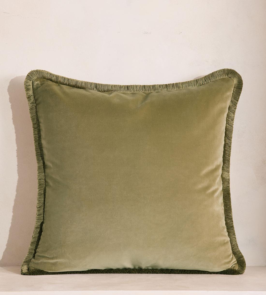 Margeaux Large Square Cushion - Lichen - Listing - Image 1