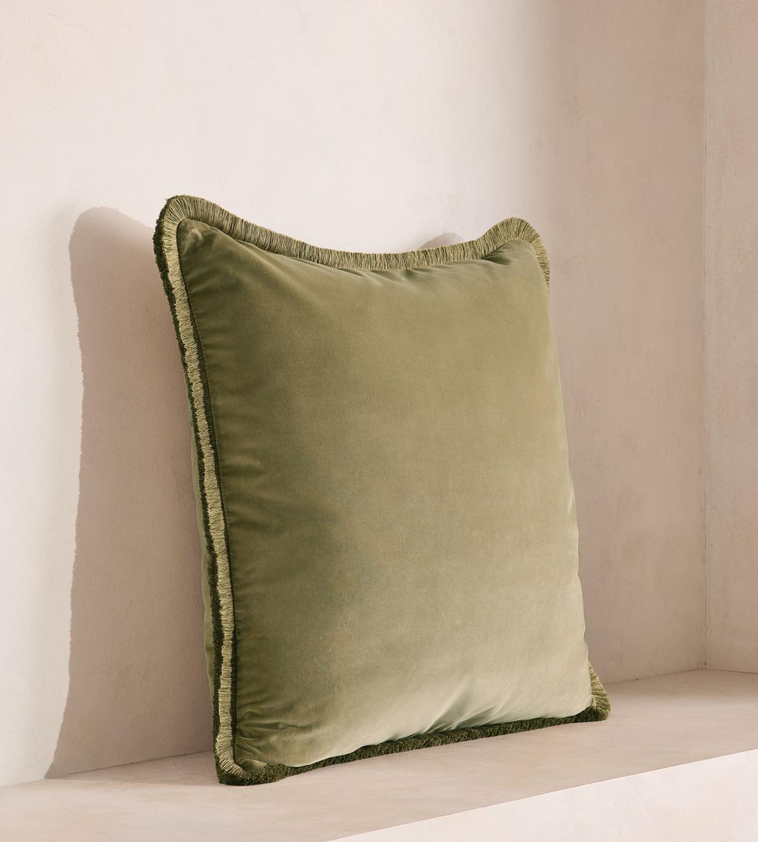 Margeaux Large Square Cushion - Lichen - Listing - Image 2