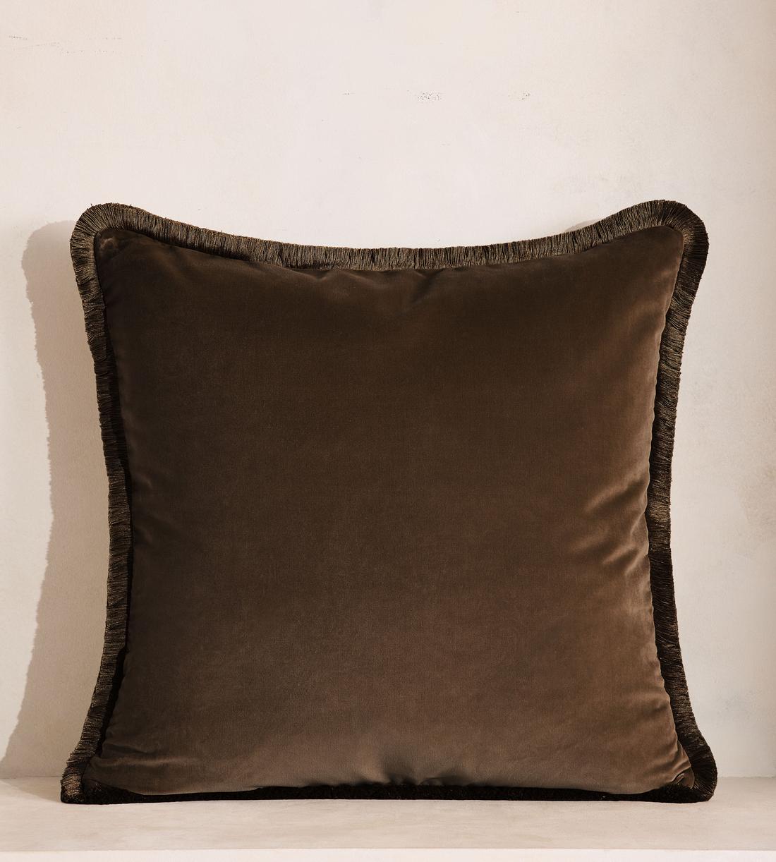 Margeaux Square Cushion - Chocolate - Listing - Image 1