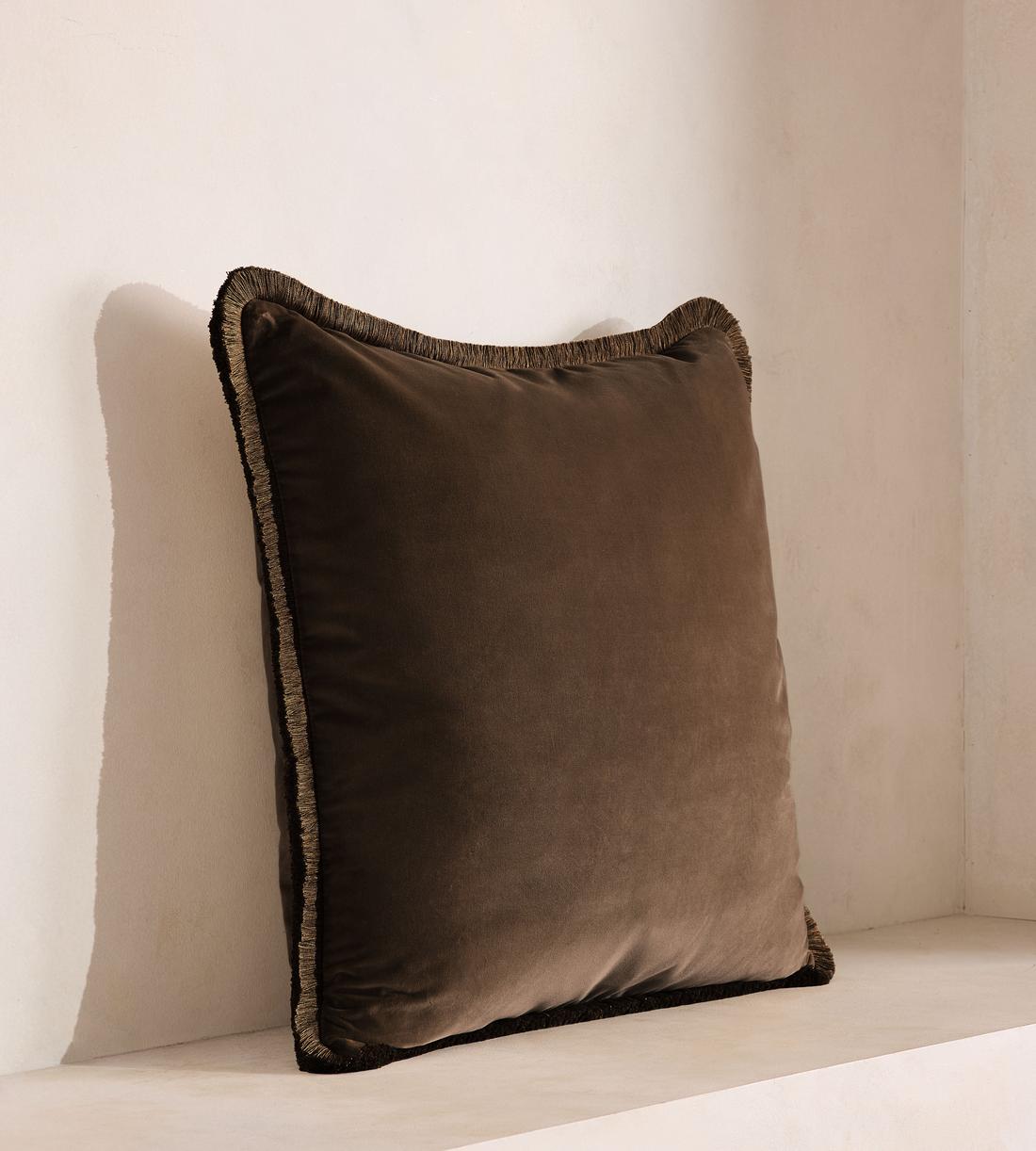 Margeaux Square Cushion - Chocolate - Listing - Image 2