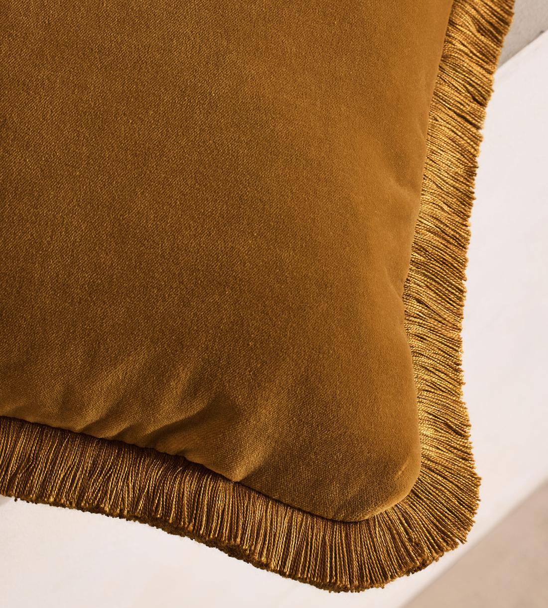 Margeaux Square Cushion - Mustard - Images - Image 5