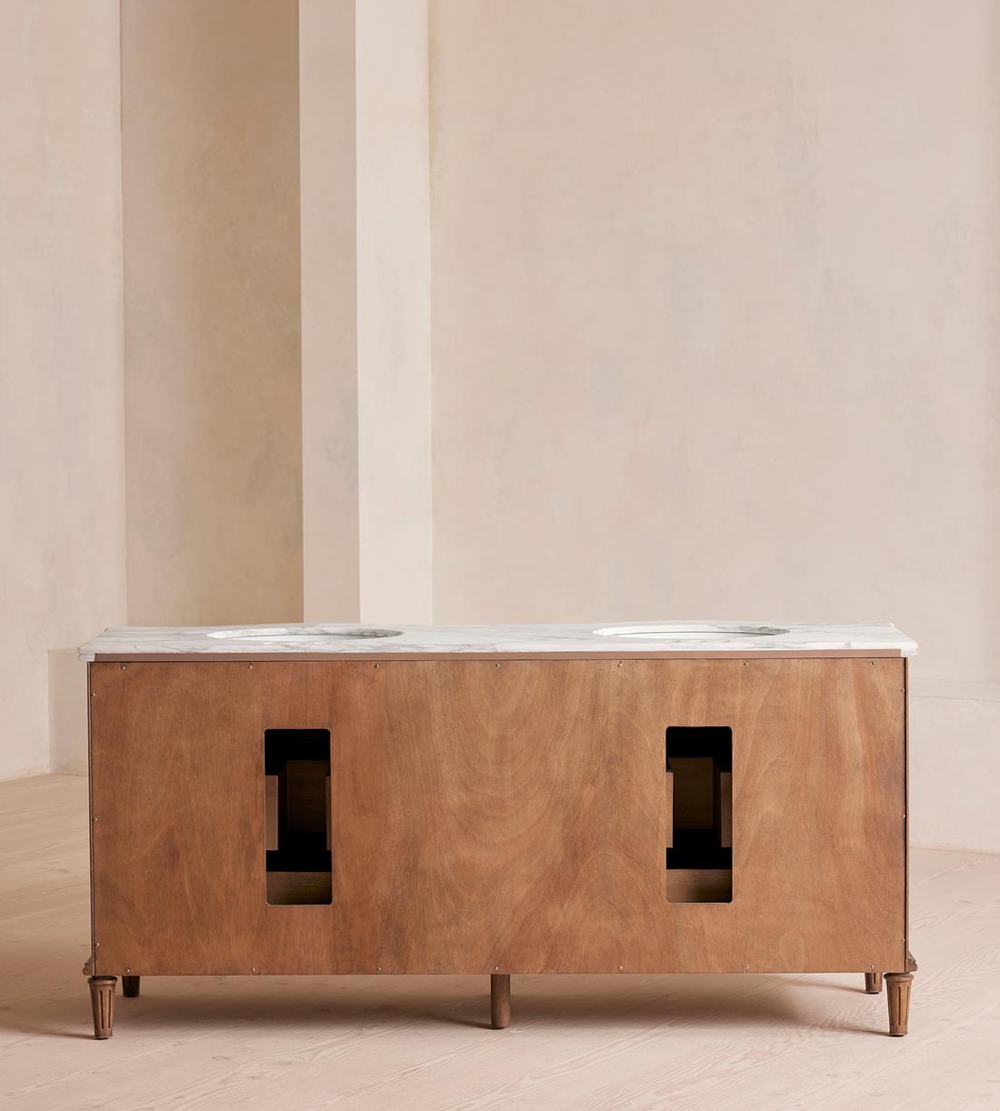 Valerie Double Vanity - Arabescato Corchia Marble - Images - Image 8