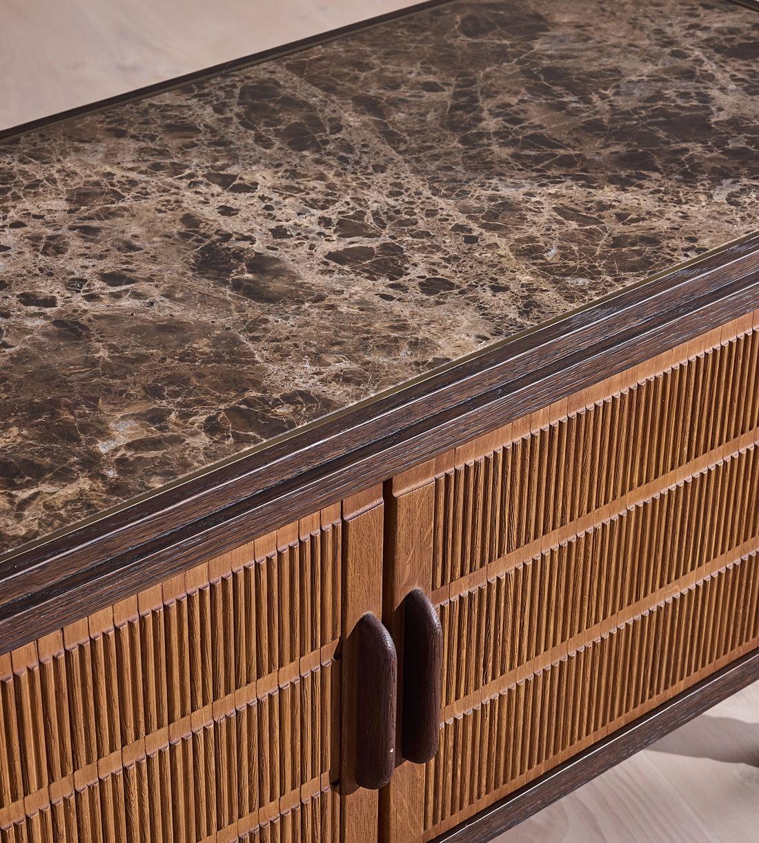 Cullen Media Unit - Dark Emperador Marble - Images - Image 6