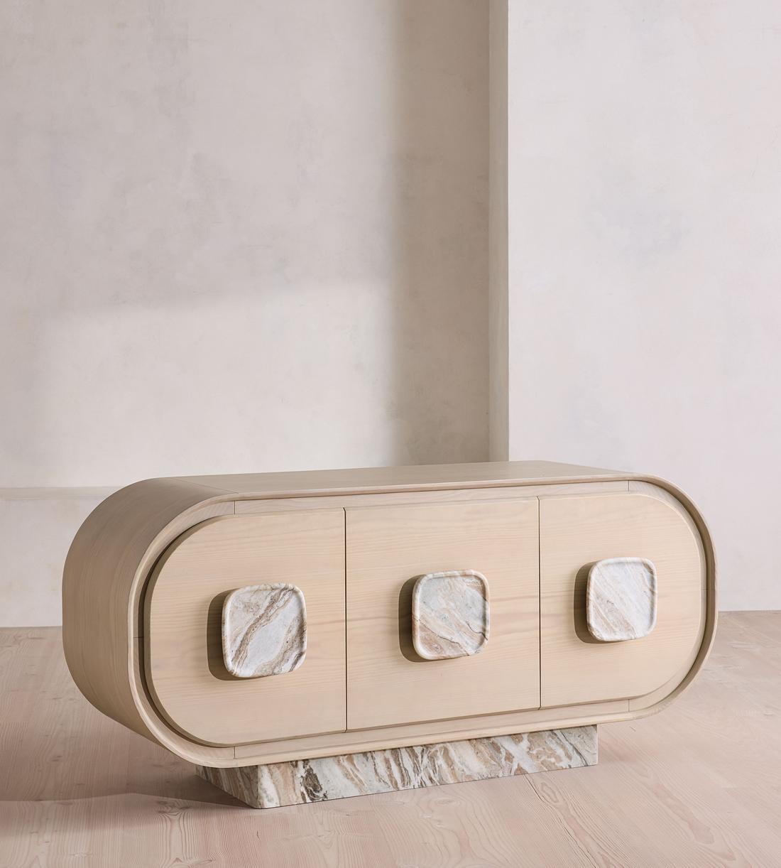 Samson Sideboard - Terra Bianca Marble - Listing - Image 4
